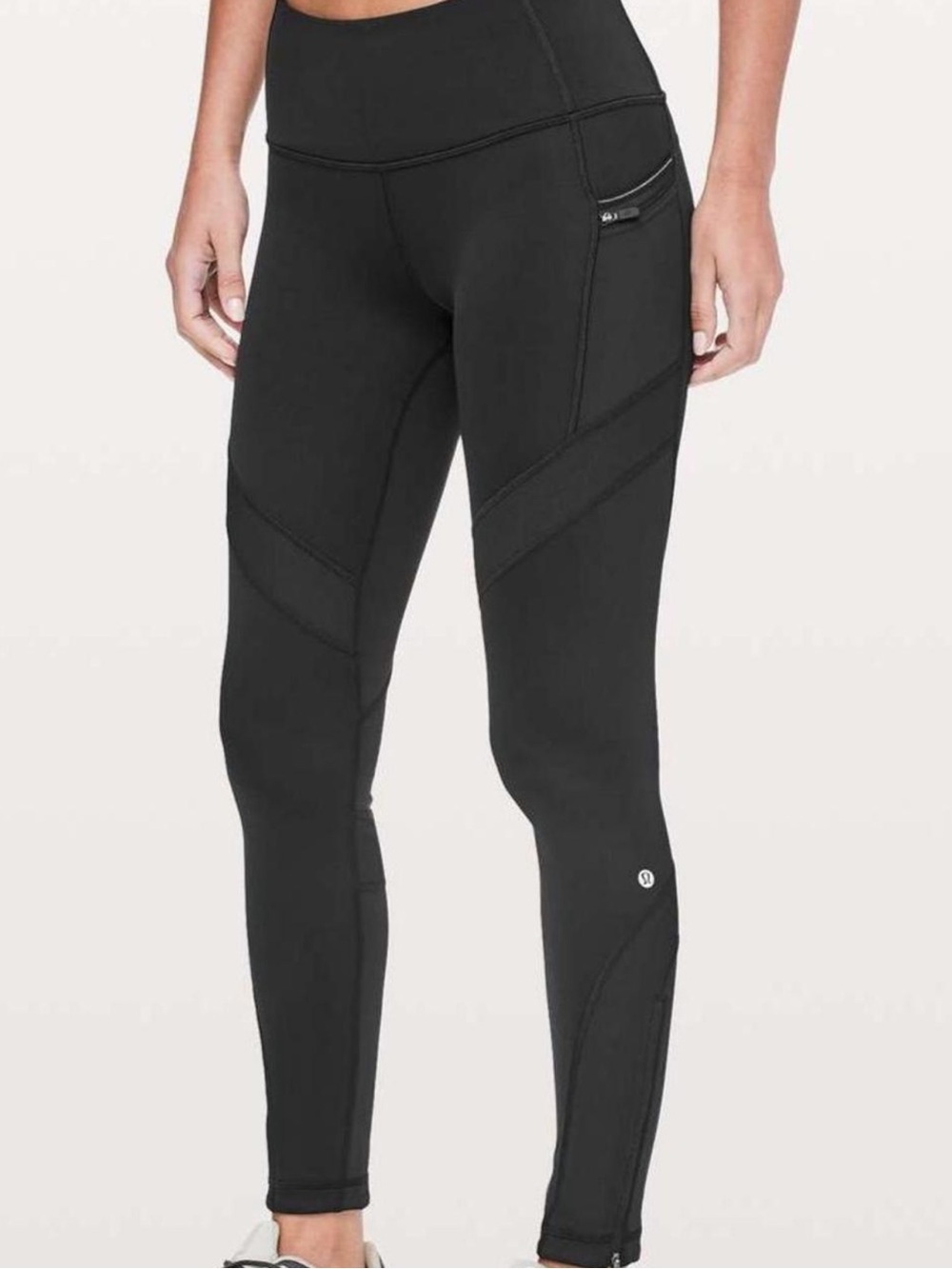 🩶 DISCONTINUED item🩶 Lululemon Speed Tight Leggings feat. Leg/Pocket Zippers